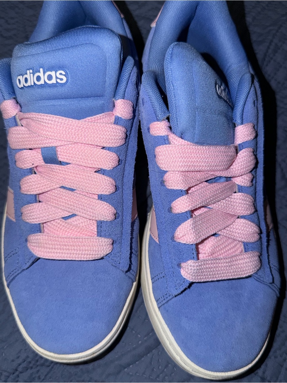 adidas Blue and Pink Casual Sneakers
